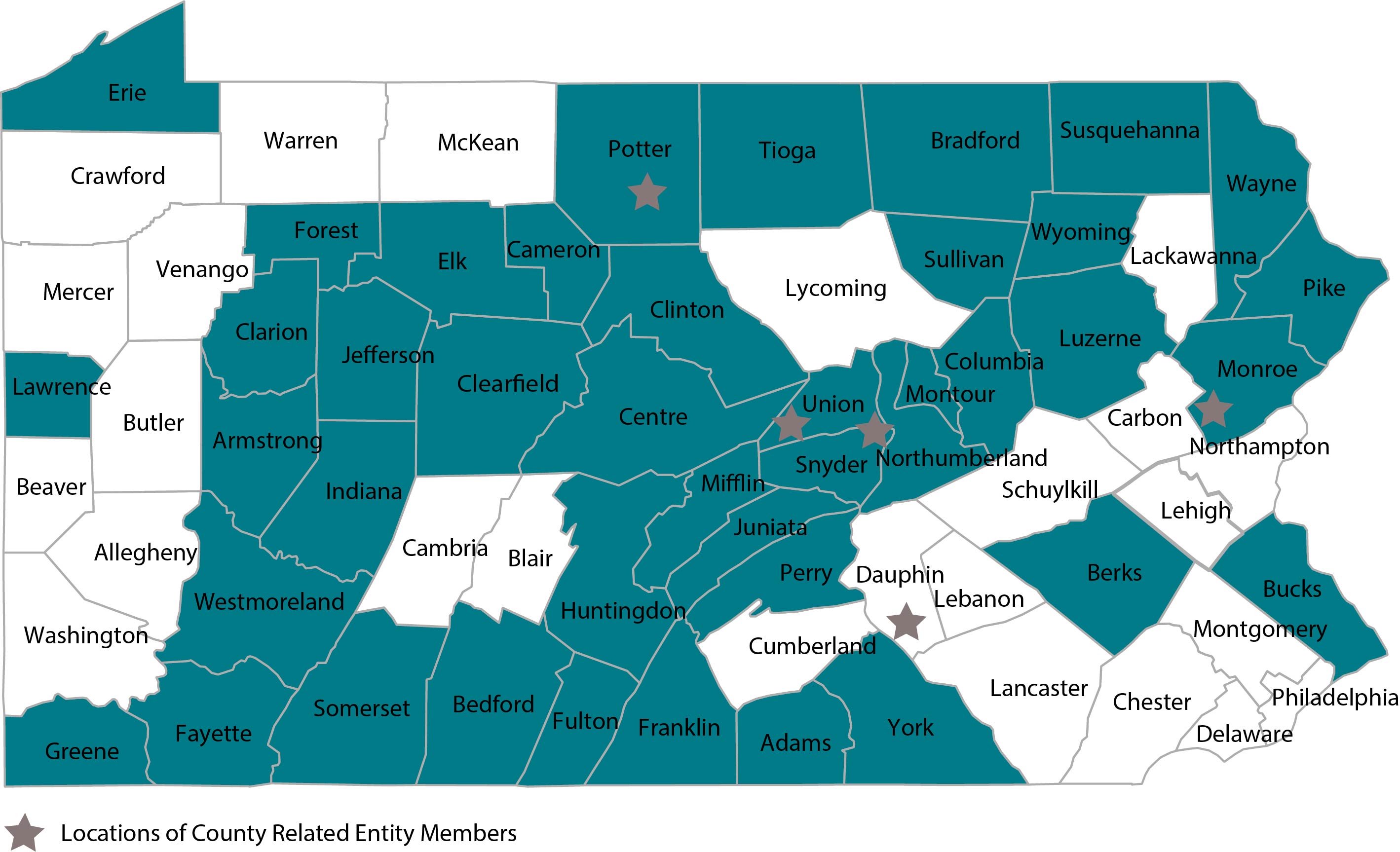 UC Trust Membership Map